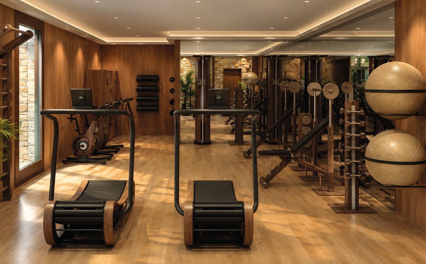 La salle de fitness